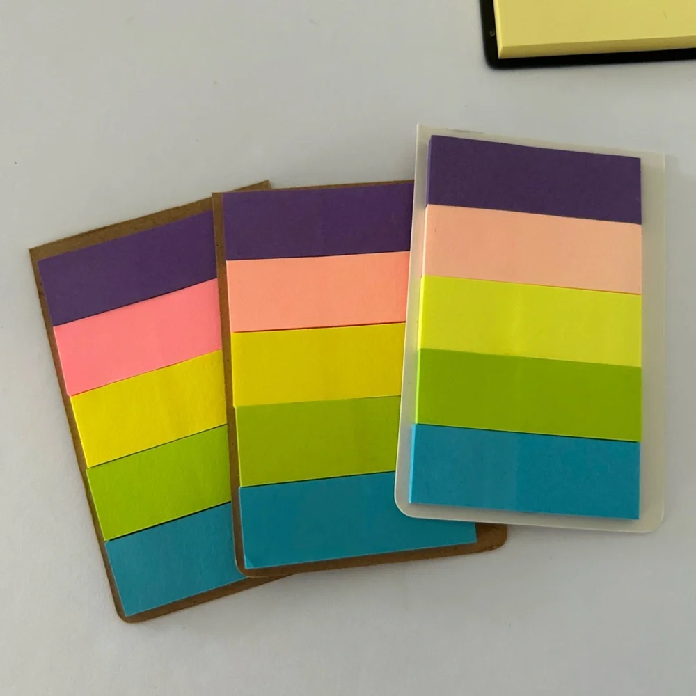 🦋 5/$25 - School Supplies: Color Pencils, Sticky Notes, Index Cards, Pink Eraser